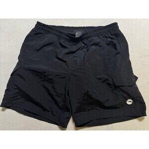 VTG Giant Cycling Shorts Adult Extra Large Black Trunk Style Padded Nylon Shell